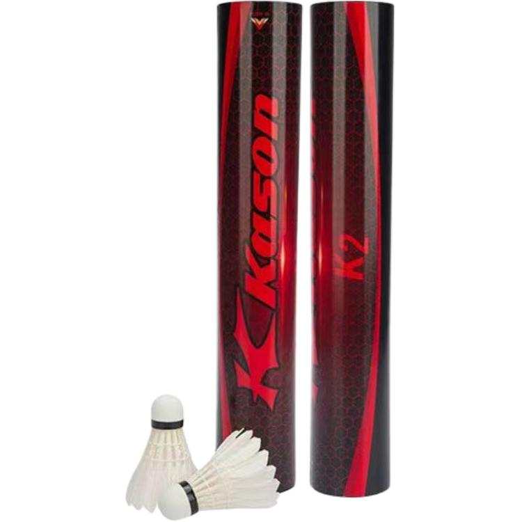 Li-Ning Li Ning Kaiser K2 Duck Feather Shuttlecock 12 Pack Water Duck Feather Training Shuttlecocks