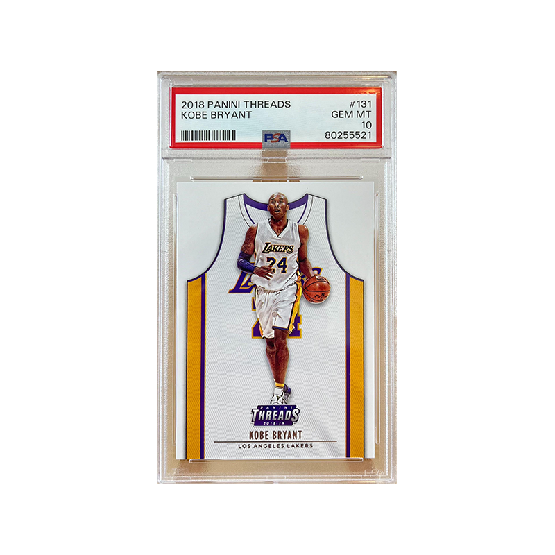PANINI Kobe Bryant Panini Player Cards, Graded Card, Home White Jersey, Tank Top, Special Card PSA 10 Sports Cards 1 Pc