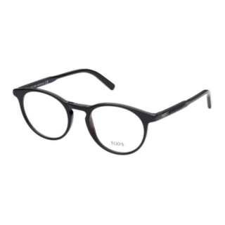 TOD'S Oval Eyeglass Frames Unisex Black