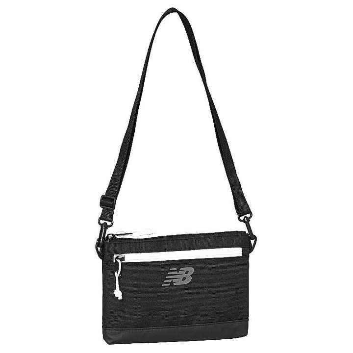 New Balance New Balance Mesh With Polyester Shoulder Bag, Crossbody Bag Regular Unisex Black