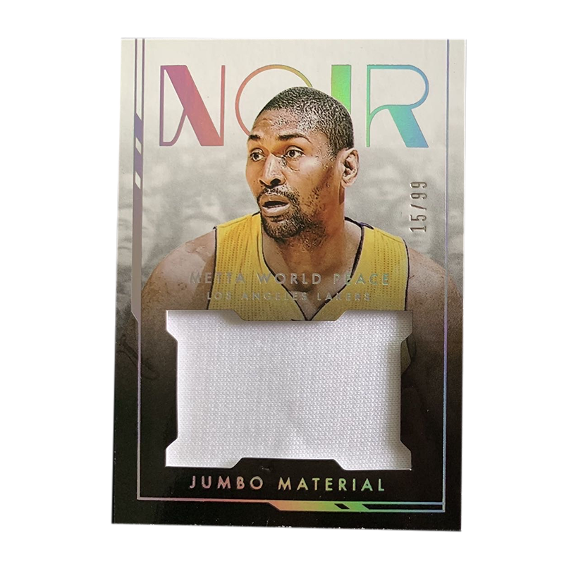 PANINI Artest 2021 22 Noir Lakers, Ji Shipei 15/99 Parallel, Game Worn Jersey, Star Card, Card Condition Pass