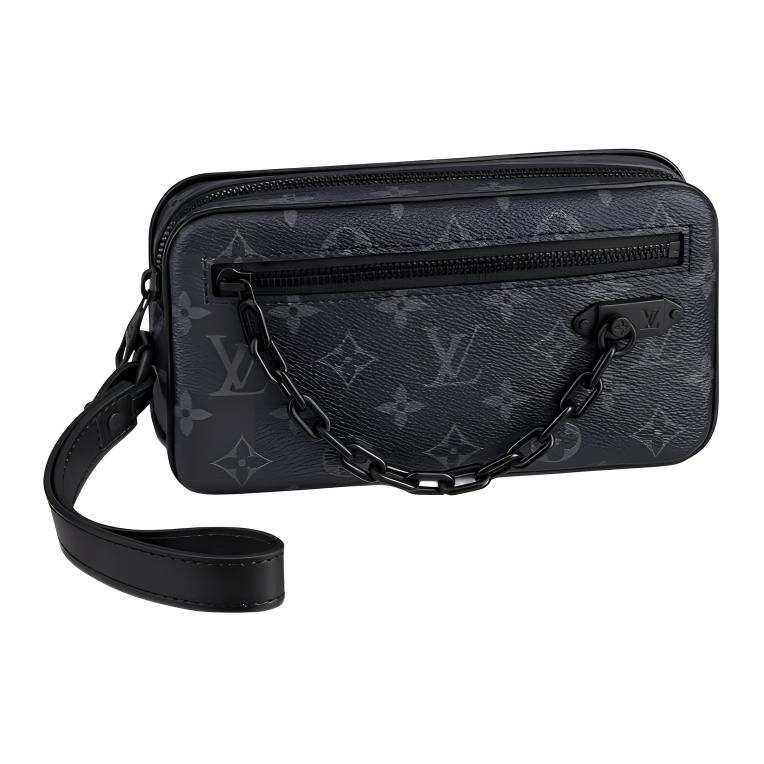 LOUIS VUITTON LOUIS VUITTON Pochette Volga Monogram Eclipse Black