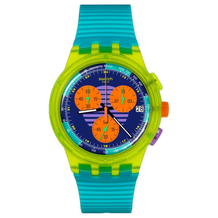 SWATCH Unisex Purple Watch SUSJ404
