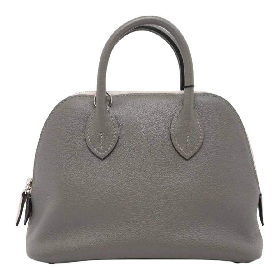HERMES Bolide Evercolor Calfskin Bowling Bag, Shoulder Bag, Crossbody Bag, Handbag Mini Women's