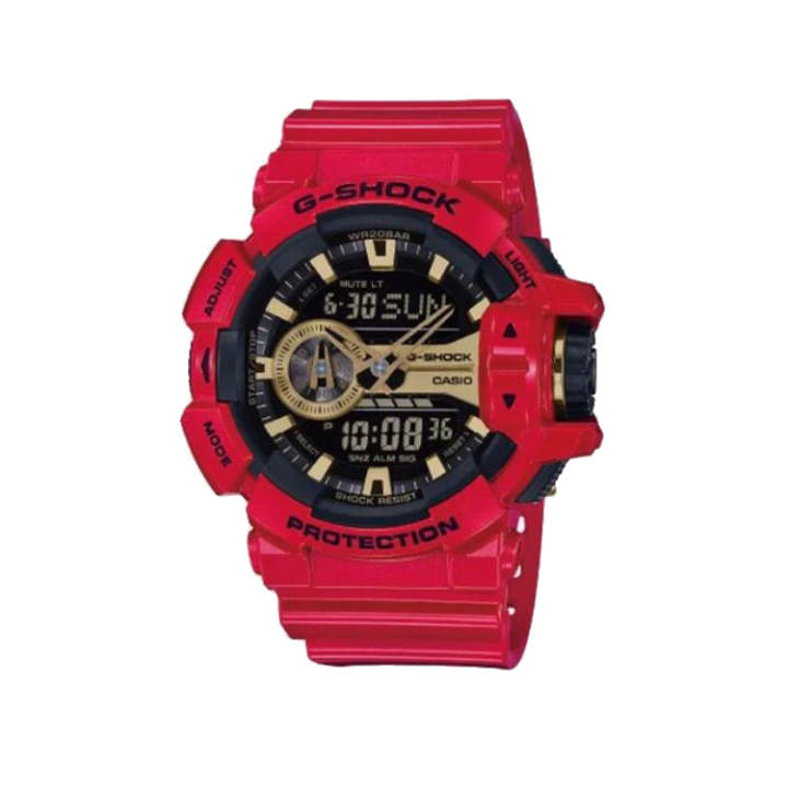 CASIO CASIO Men Liquid Crystal/Analog Dual Display Series Black Watch GA-400CX-4APR