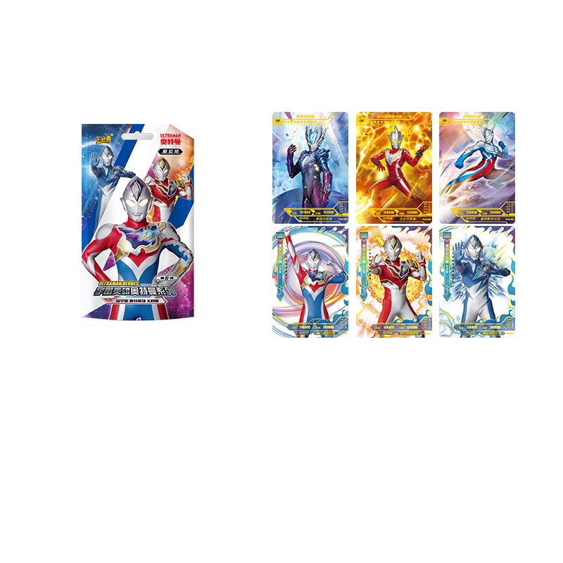 KAYOU Ultraman Starry Edition Sixth Release 6 Star Nebula Bag Or IP / Anime Cards 16 Pieces Per Bag