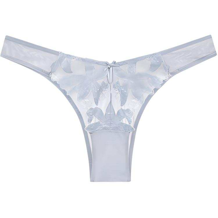 Victoria's Secret DREAM ANGELS Thong Women's 1 Pack Light Gray Purple