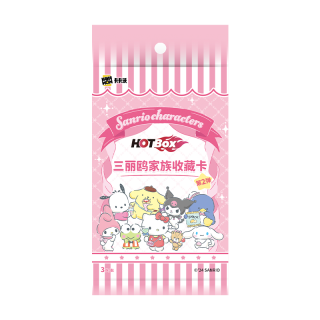 Suplay Kakawow HOTBOX Sanrio Family Collectible Card Set 2 IP / Anime Cards 3 Pieces Per Bag