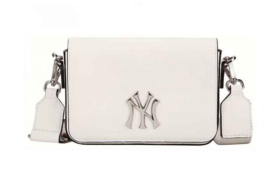 MLB Monogram Collection Cotton Pochette, Shoulder Bag, Crossbody Bag Regular Unisex Cream White