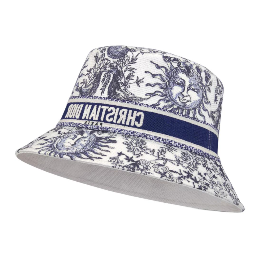 DIOR DIOR Cotton, Polyester, Polypropylene Bucket Hats Women's Blue
