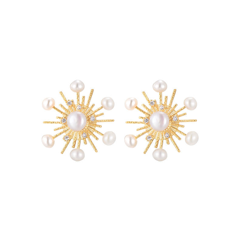 TRPOPO TRPOPO Alloy Stud Earrings Women's