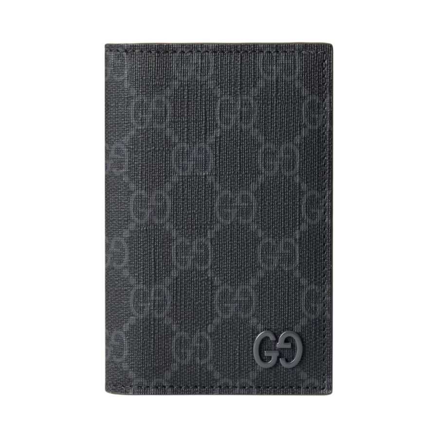 GUCCI Canvas Card Holder Men's Black