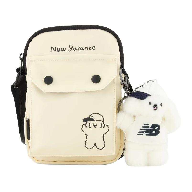 New Balance New Balance Fabric Crossbody Bag Regular Unisex Beige