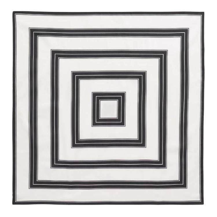 TOTEME Geometric print Poplin Scarf