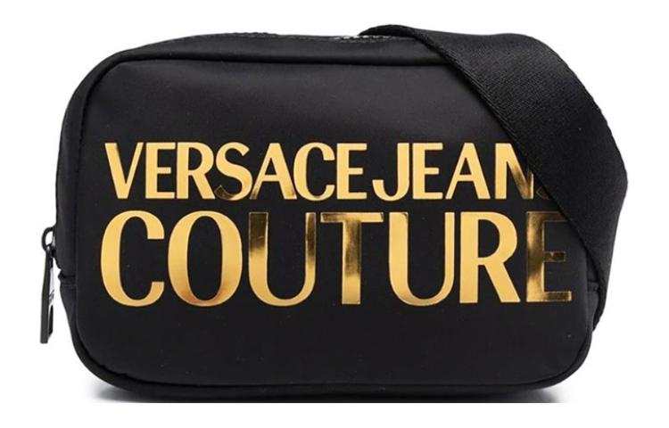 VERSACE JEANS COUTURE Polyamide Polyurethane Fanny Pack Men's Black