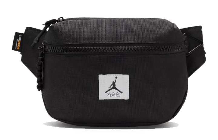Jordan Jordan Polyester One Shoulder Crossbody Fanny Pack Regular Men's Black