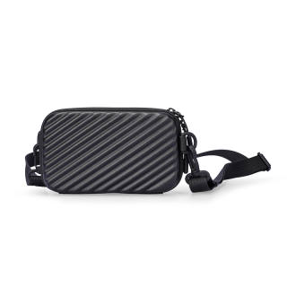 MARK RYDEN Pu Shoulder Bag, Crossbody Bag Mini Men's Elegant Black