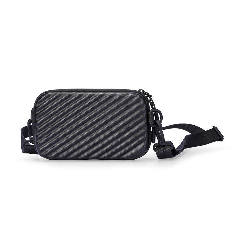 MARK RYDEN Pu Shoulder Bag, Crossbody Bag Mini Men's Elegant Black