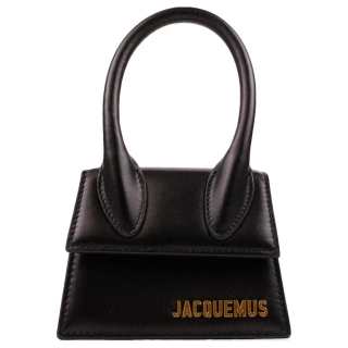Jacquemus Cow Leather Handbag Mini Women's Black