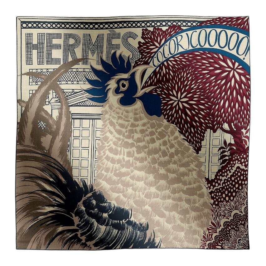 HERMES HERMES Cashmere Knit Scarves Unisex Multicolor