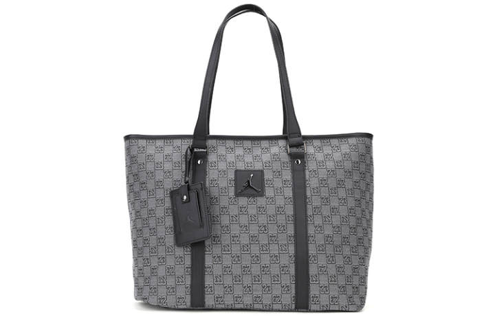 Jordan Jordan Water Repellent Fabric Tote Bag, Shopping Bag, Handbag, Shoulder Bag Men's Gray