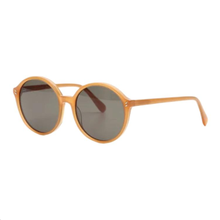 Stella McCartney Acetate Round Sunglasses Women's Yellow