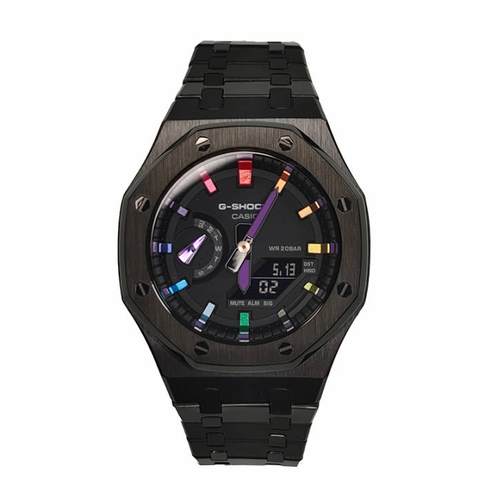 CASIO CASIO Men Liquid Crystal/Analog Dual Display Series 44mm Black Watch