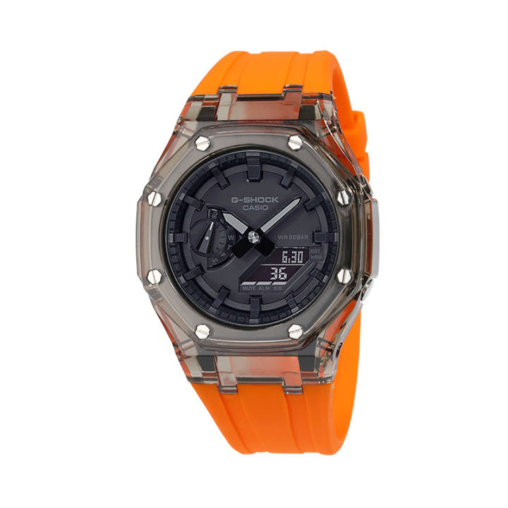 CASIO CASIO Unisex Liquid Crystal/Analog Dual Display Series 44.4mm Black Watch