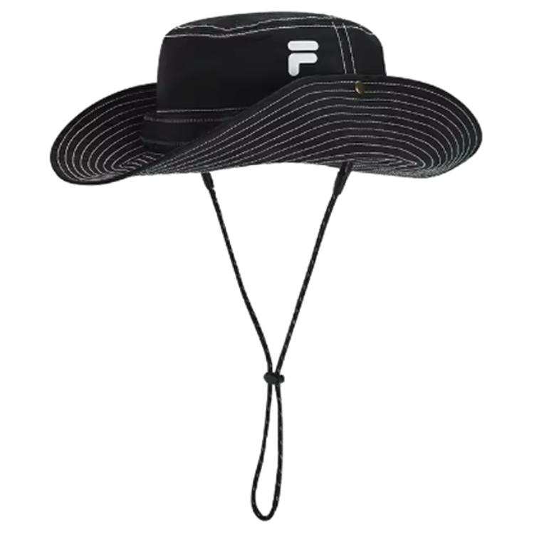 FILA FUSION Polyamide, Polyester Bucket Hats Unisex Black/Khaki