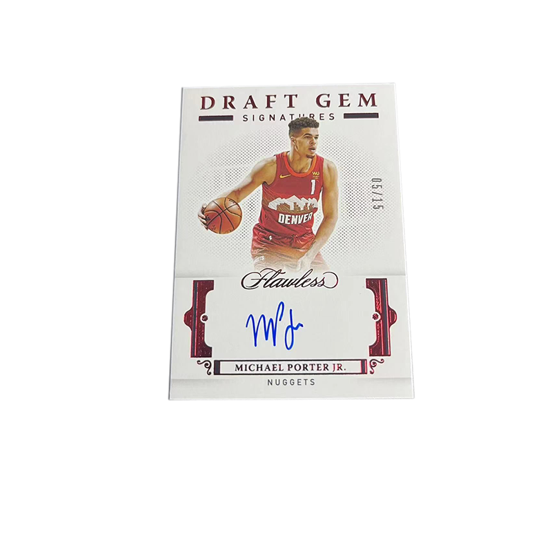 PANINI 20 21 Nuggets, Portable 15 Edition, Autograph Card, Signature, Porter Jr., Superstar Card, Card Collection Pass