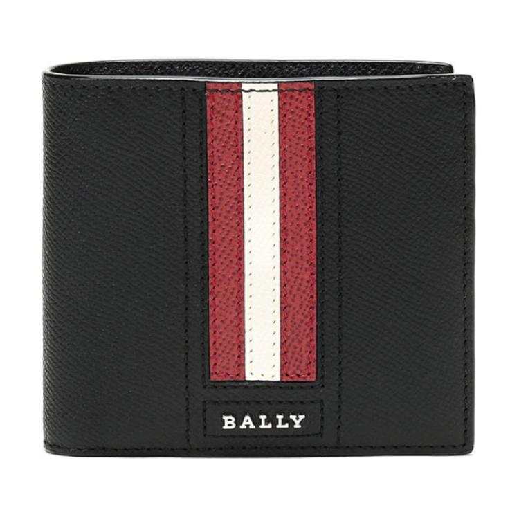 BALLY BALLY Cow Leather Wallet Regular Men's Black