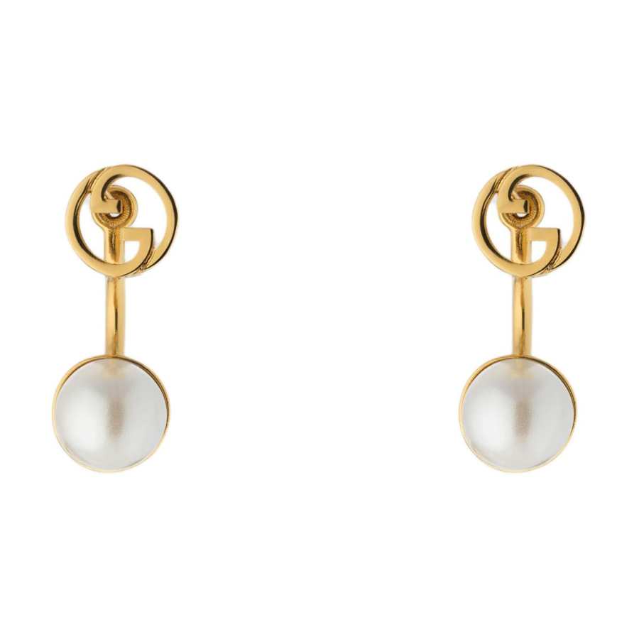 Gucci Blondie resin pearl earrings