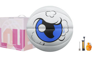 VEIDOORN Rubber Basketball Blue White Size 7 Ball Training Unisex