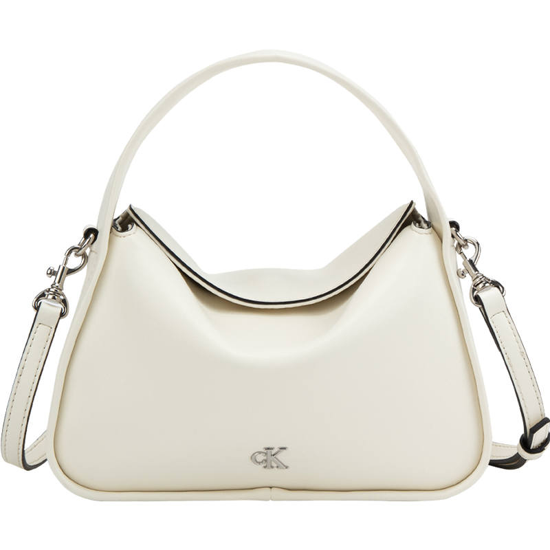 CALVIN KLEIN Synthetic Material Crossbody Bag Women's Ivory White