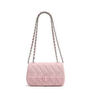 Carit&Koty Polyurethane PU Shoulder Bag, Crossbody Bag Regular Women's Pink/White/Black