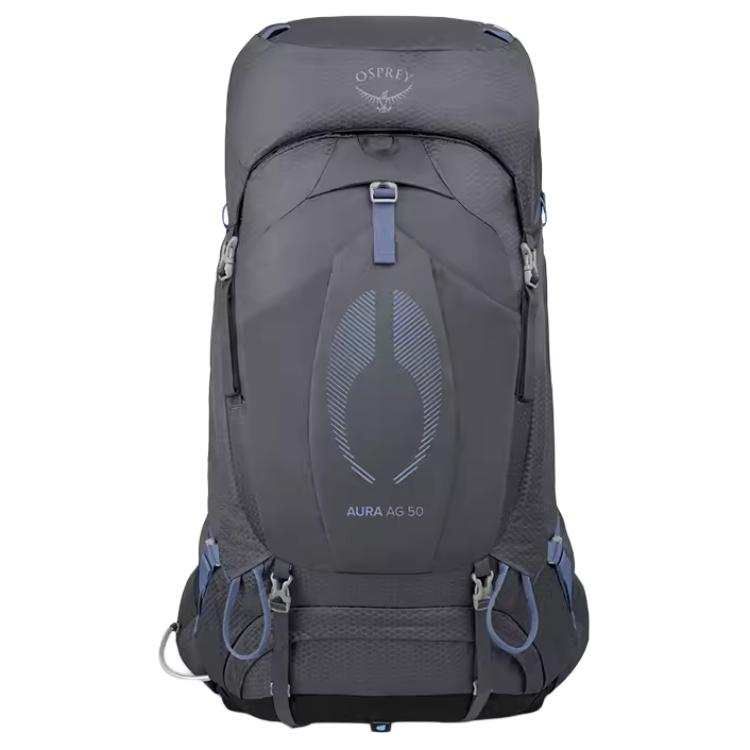 OSPREY 50L Mountaineering Bag Backpack Outdoor Bag Recycled Nylon Gray/Red Women's