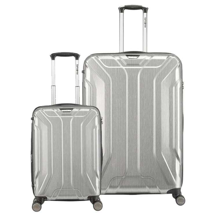 Samsonite SAMSONITE PC Suitcase Luggage Women's Silver/Black
