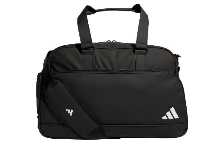 Adidas Adidas Minimalist Style Polyurethane Boston Bag Golf Bags & Gym Bags Medium Men's Black