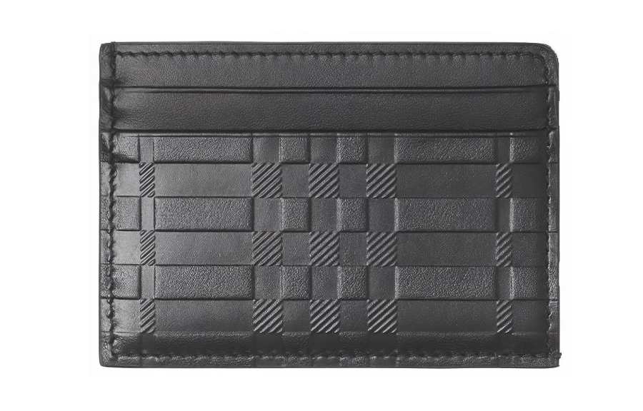 Burberry Leather Card Holder Men's Black