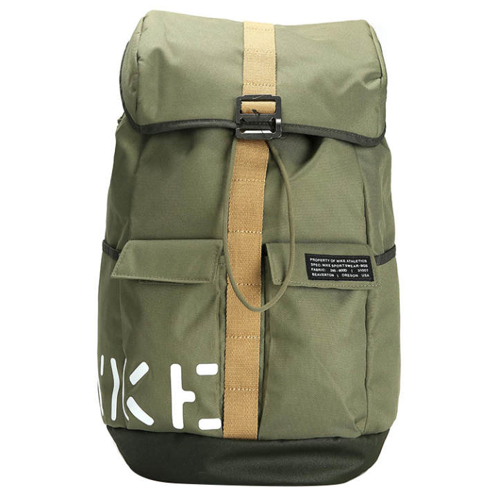 Nike Nike Polyester Backpack Regular Unisex Army Green