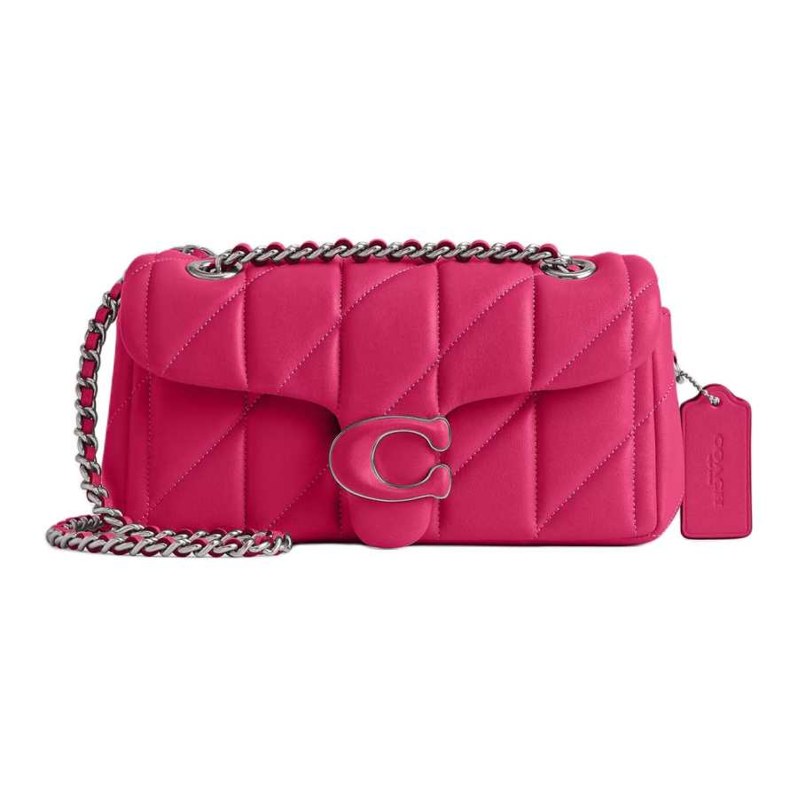 COACH Tabby Sheepskin Wine God Bag, Shoulder Bag, Crossbody Bag Small Women's Pink