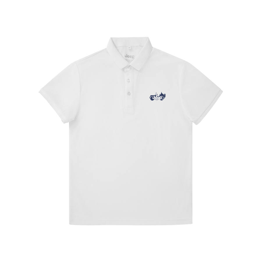 Jeep Polo Shirts Unisex Polo Collar Moderate Straight Fit