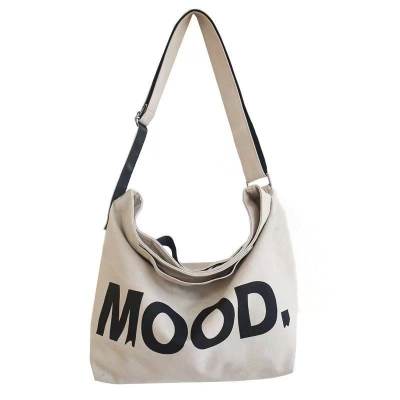 Yakuss Canvas Tote Bag, Crossbody Bag, Shoulder Bag Unisex Khaki/Black/Gray/White