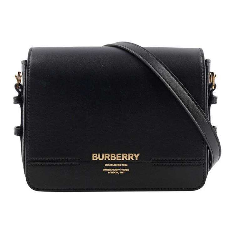 Burberry Calfskin Grace Bag, Crossbody Bag, Shoulder Bag Small Women's Black