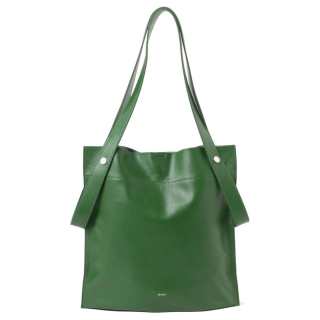 Beams BEAURE Collaboration Cow Leather Handbag, Shoulder Bag Regular Women's Green/Black