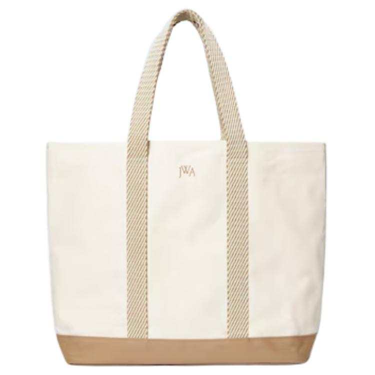 UNIQLO Cotton Tote Bag, Shopping Bag, Shoulder Bag, Handbag Regular Unisex Natural