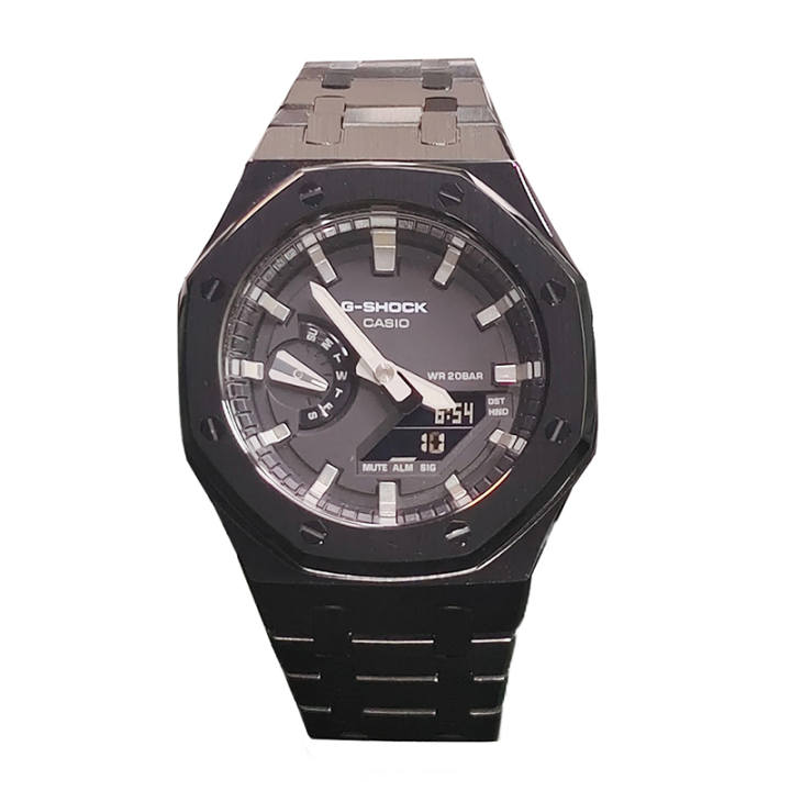 CASIO CASIO Men Liquid Crystal/Analog Dual Display Series 44mm Black Watch