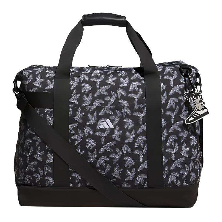 Adidas Adidas Polyester Clothing Bag, Tote Bag, Shopping Bag, Shoulder Bag, Crossbody Bag, Handbag Regular Unisex Black
