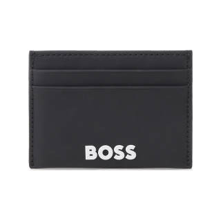 HUGO BOSS Polyazide Formic Acid With Polyester Card Holder Men's Black