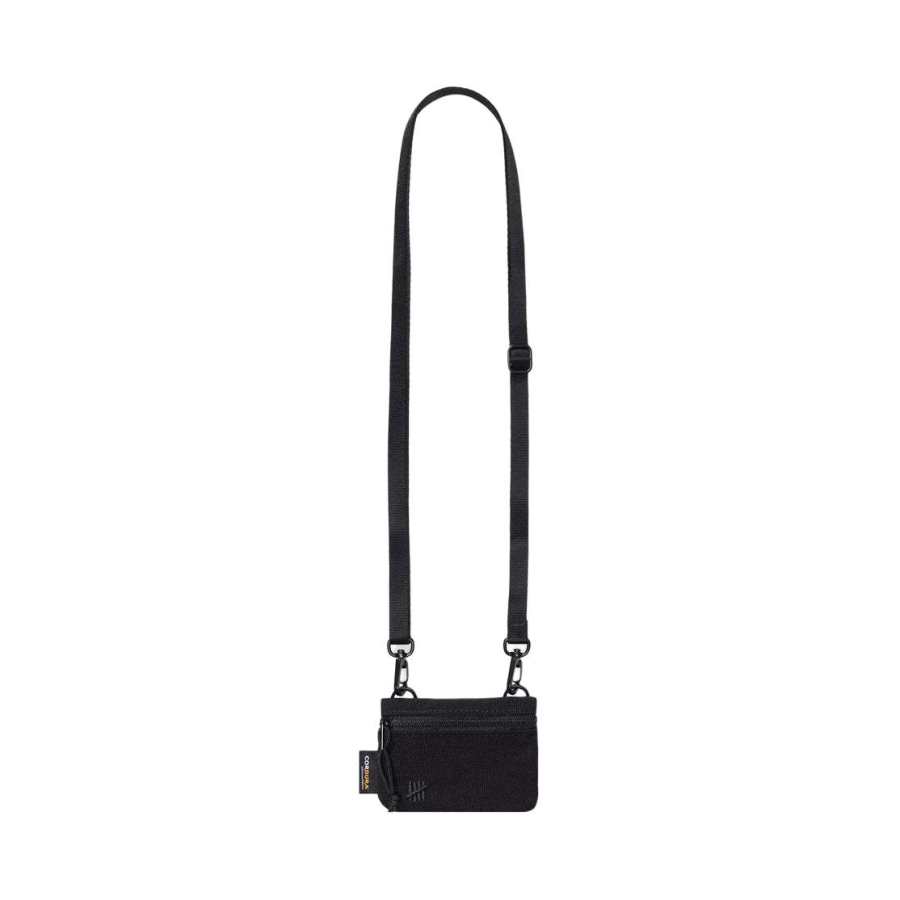 UNDEFEATED Nylon Card Holder, Coin Purse Unisex Black